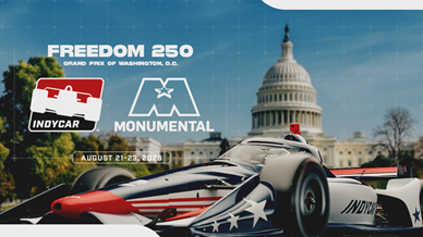 INDYCAR, Monumental Announce Partnership for Historic D.C. Race