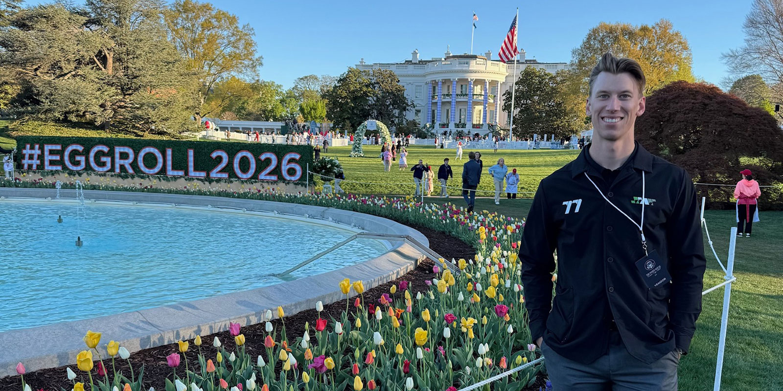 Sting Ray Robb at the White House Egg Roll