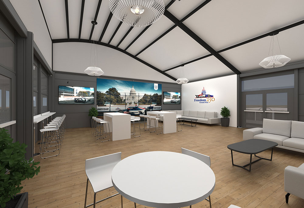 Inside view of the Champions Club