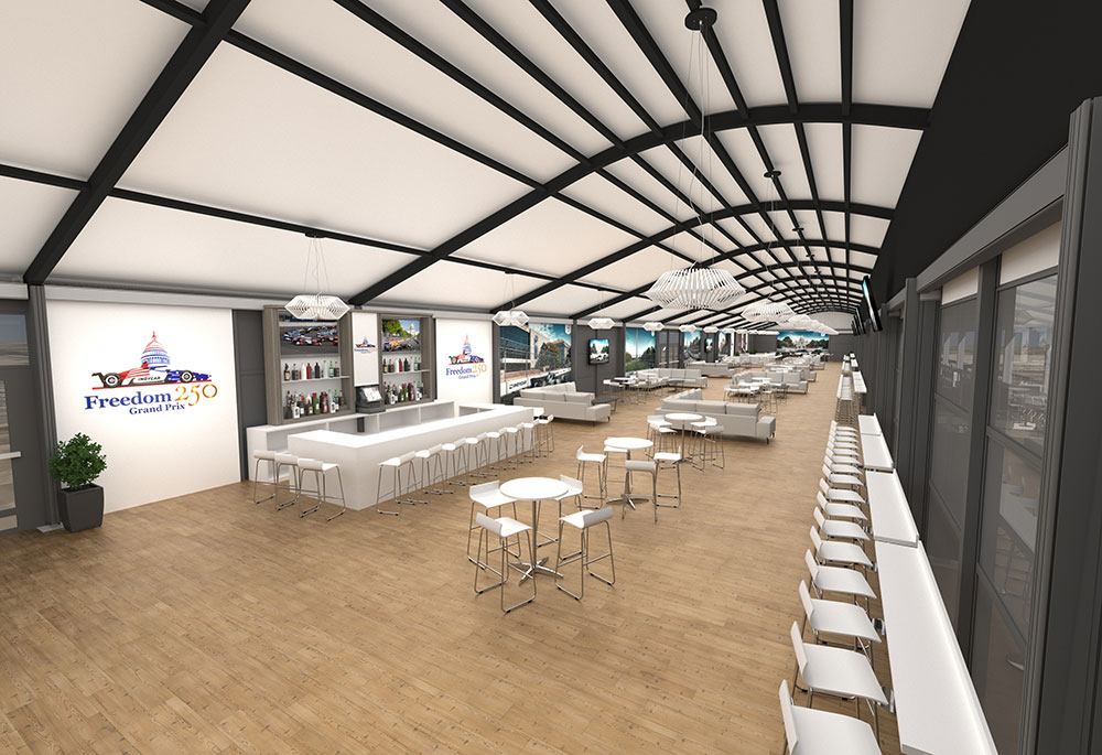 Inside view of the Champions Club