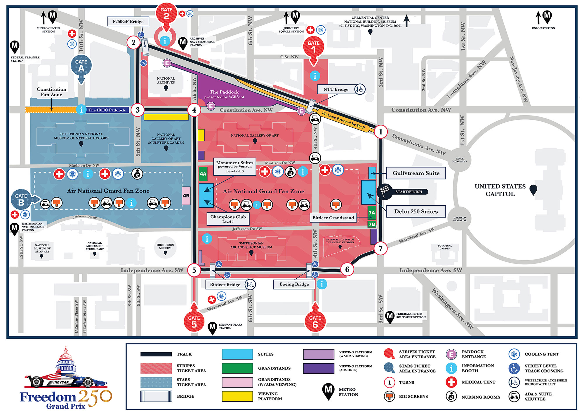 IMSA Race Day Parking Map